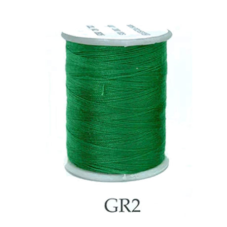 200 Yards Green Polyester Thread Small Spool for Stitching and Quilting