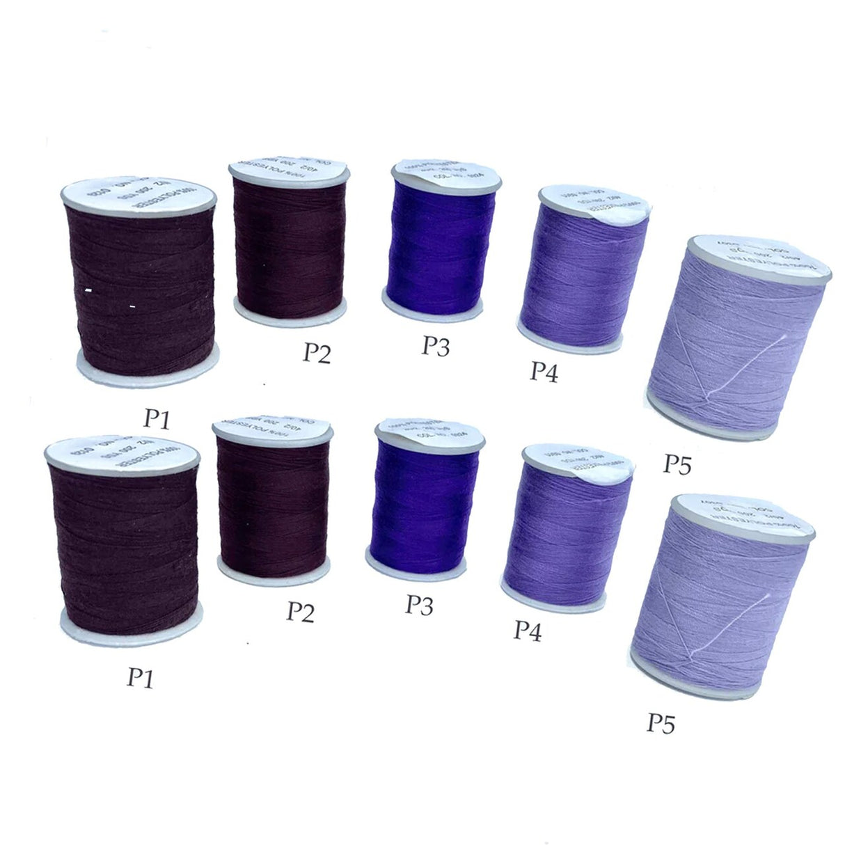 200 Yards Purple Polyester Thread Small Spool for Sewing & Craft Projects