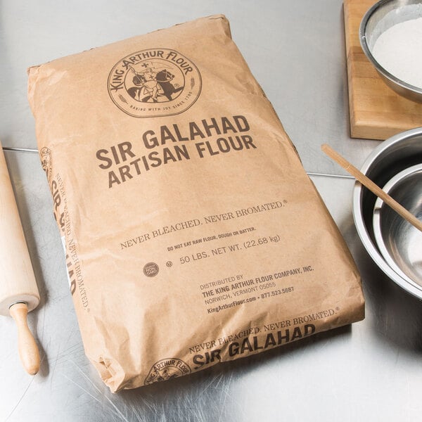 King Arthur Flour Sir Galahad Artisan Flour 50 lb.