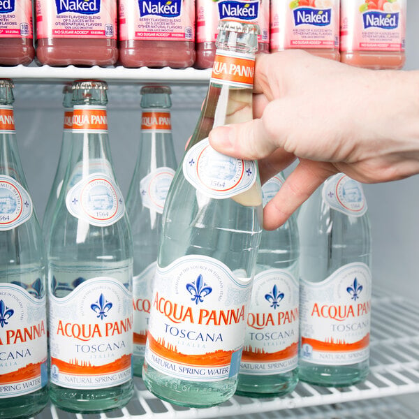 Acqua Panna 500 mL Natural Spring Water in Glass Bottle - 24/Case