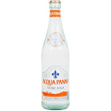 Acqua Panna 500 mL Natural Spring Water in Glass Bottle - 24/Case