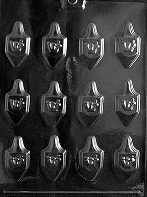 Bite Size Dreidels Chocolate Mold - LPR020