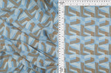 1 Yard Wool Dobby Geo Print Fabric, 57/58? Wide 100% Polyester