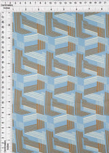 1 Yard Wool Dobby Geo Print Fabric, 57/58? Wide 100% Polyester