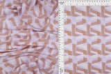 1 Yard Wool Dobby Geo Print Fabric, 57/58? Wide 100% Polyester