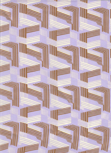 1 Yard Wool Dobby Geo Print Fabric, 57/58? Wide 100% Polyester