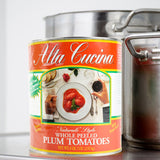 Stanislaus #10 Can Alta Cucina "Naturale" Style Plum Tomatoes - 6/Case