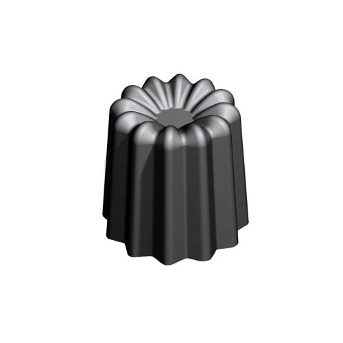 Silikomart Flexible Silicone Bakeware Bordelais Canelle 2.7 Oz, 2.28" Diameter x 1.97" High, 54 Cavities