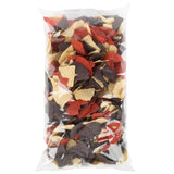 Mission 2 lb. Tri-Color Triangle Corn Tortilla Chips - 6/Case