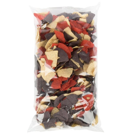 Mission 2 lb. Tri-Color Triangle Corn Tortilla Chips - 6/Case