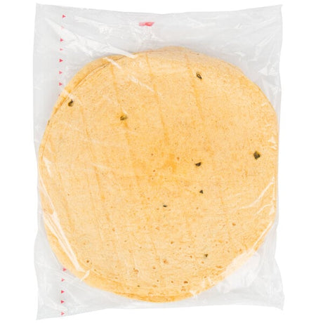 Mission 12" Jalapeno Cheese Tortillas - 72/Case