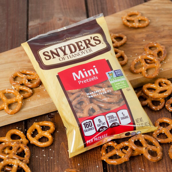 Snyder's of Hanover 1.5 oz. Mini Pretzels - 60/Case