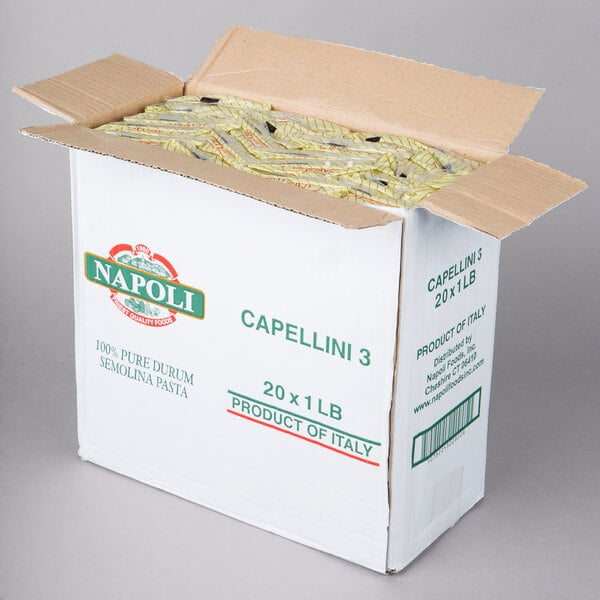 Napoli 1 lb. Capellini Pasta - 20/Case