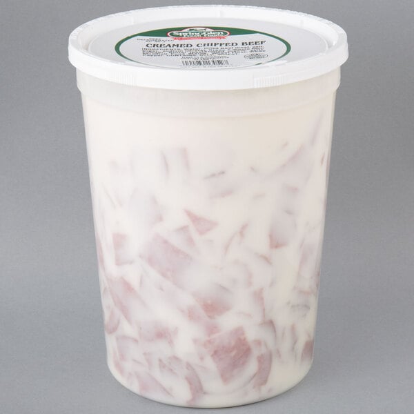 Spring Glen Fresh Foods 5 lb. Cream Chipped Beef - 2/Case