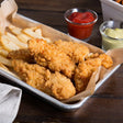Tyson Red Label Fully Cooked Homestyle Chicken Tenderloin Fritters 5 lb. - 2/Case
