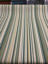 Home Essentials Decor Fabric - 100 Percent Cotton, Patina Green Stripes, 45" Width (1 Yard)