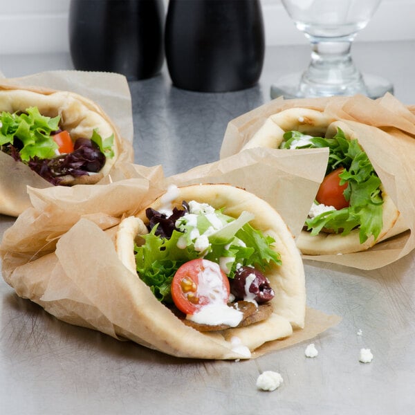 Kronos 0.5 oz. Fully Cooked Traditional Gyros Slices 5 lb. Pack - 4/Case