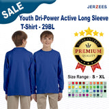 Jerzees® Youth Dri-Power Active Long-Sleeve T-Shirt