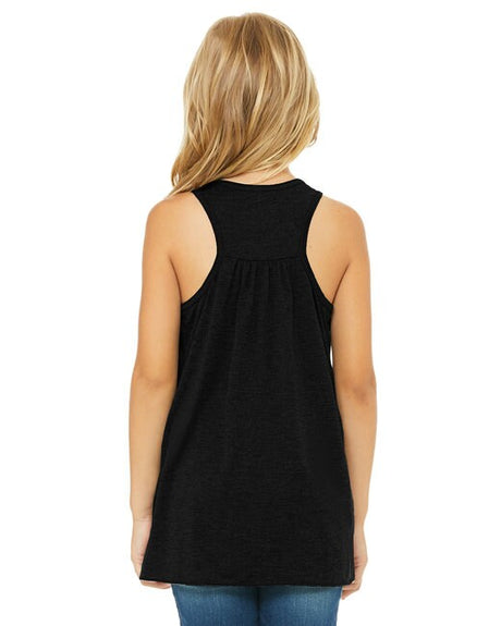 BELLA CANVAS youth flowy racerback tank