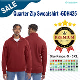 ComfortWash by Hanes® Quarter-Zip Sweatshirt