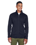 Devon & Jones® Men's Bristol Full-Zip Turtle Neck Long Sleeve Sweater Fleece Jacket