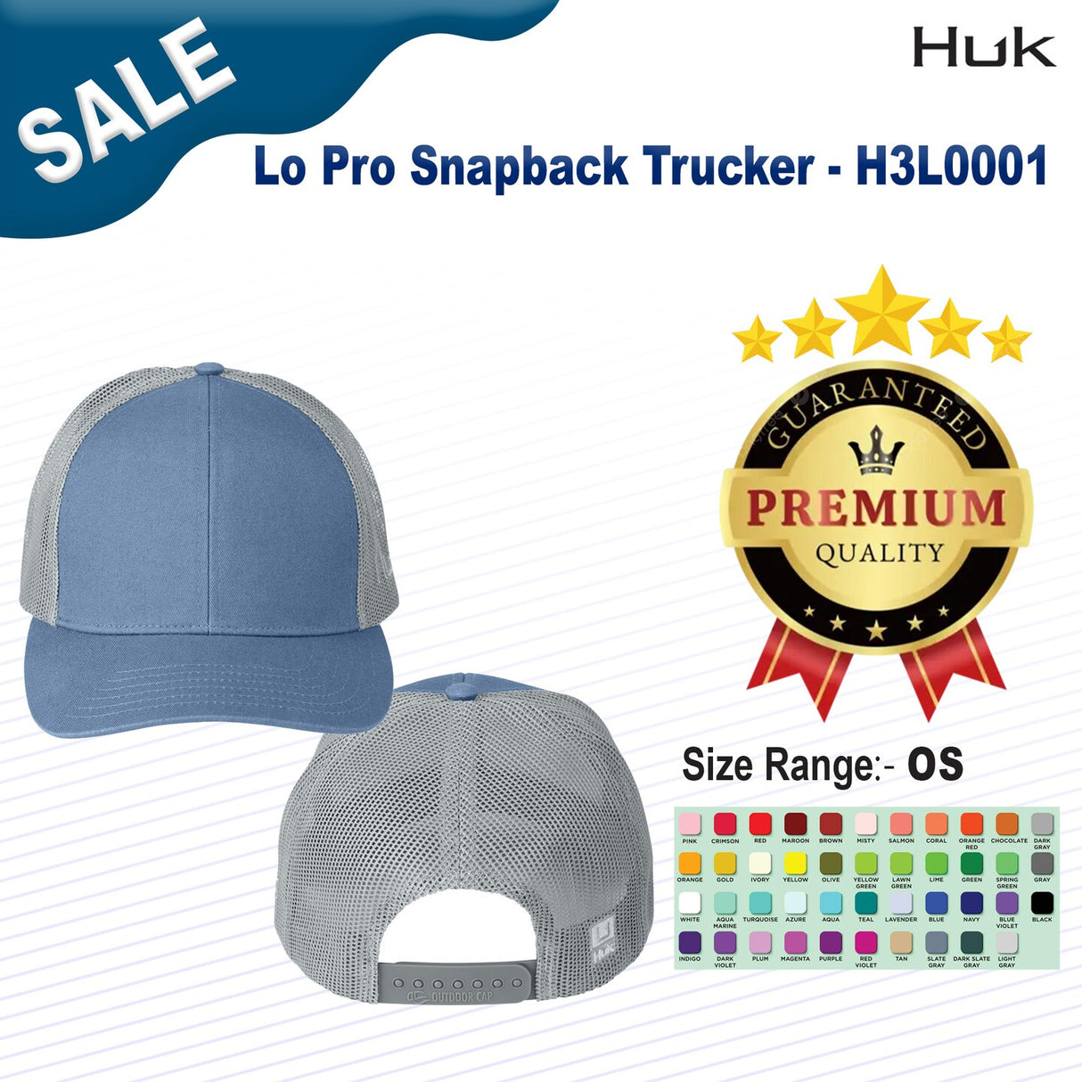 HUK® Lo Pro Snapback Trucker