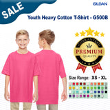 Gildan® Youth Heavy Cotton Short Sleeve Crew Neck T-Shirt