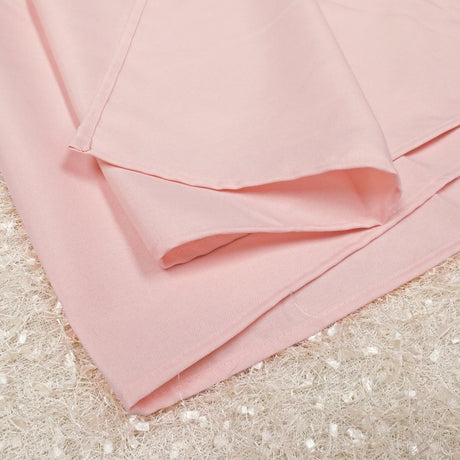 Square Polyester Table Overlay Topper 72x72 Blush Pink