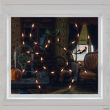 15" Lighted Spider Halloween Window Silhouette Decoration