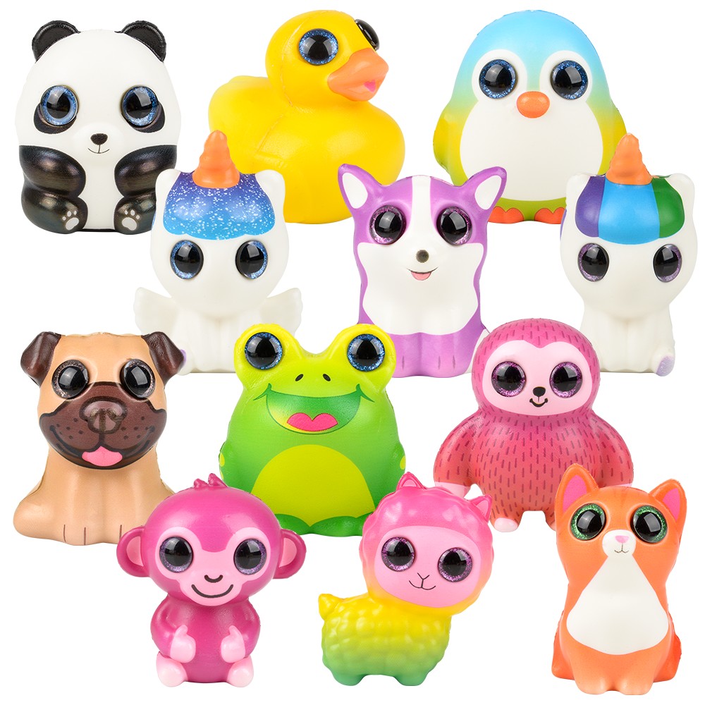 Mini Sparkle Eye Squish 3.5" (1 DZ)