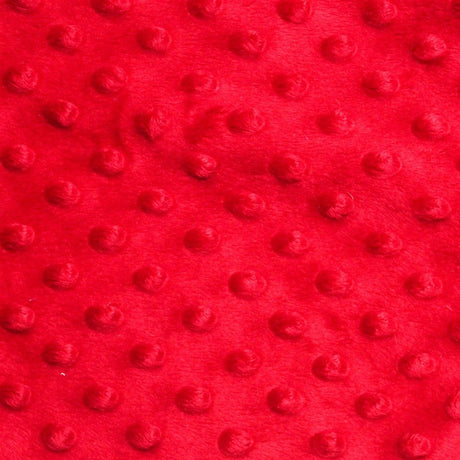 Minky Dimple Dot Faux Fur Fabric - 100 Percent Polyester, Embossed Dimple Dot, 60" Width (1 Yard)