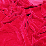 Silk Rayon Velvet Fabric - 80 Percent Rayon 20 Percent Silk, Velvet, 45" Width, 180 GSM (1 Yard)