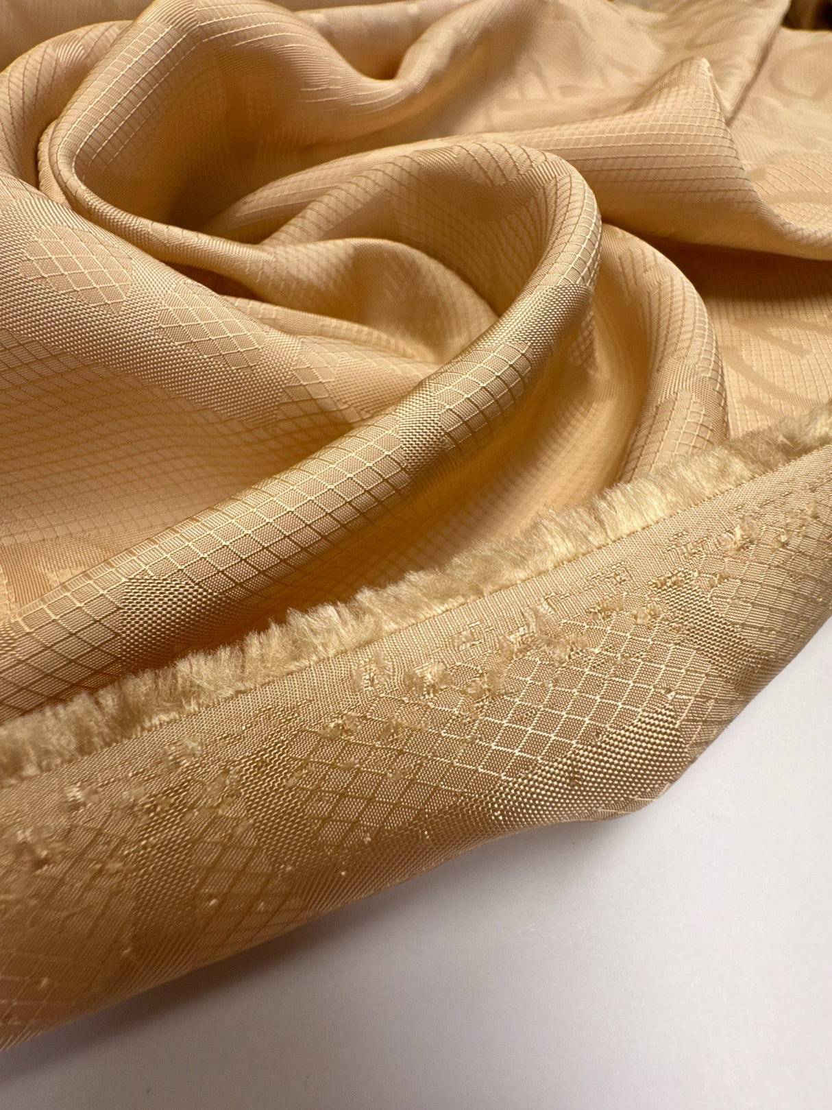 Viscose Cupro Woven Lining Beige