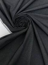 Cotton Blend Woven Stretch Gray Black