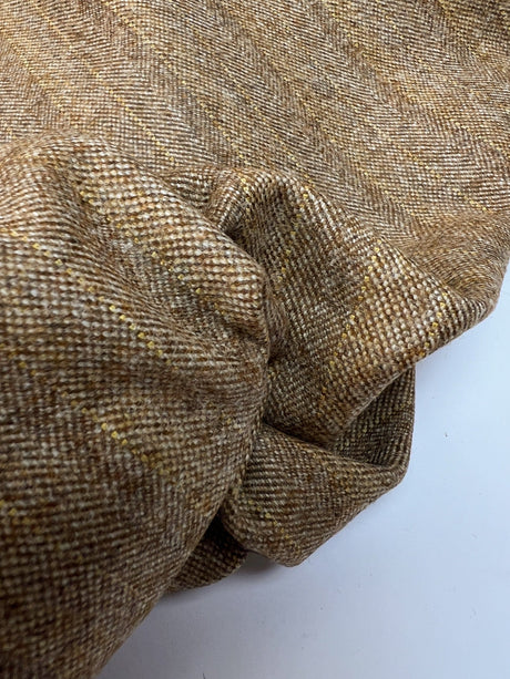 Wool Tweed Brown Beige