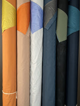 Wool Laminated Coated Fabric Beige Blue Orange