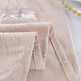 Velvet Table Runner 13x108 Blush Pink/Rose Gold