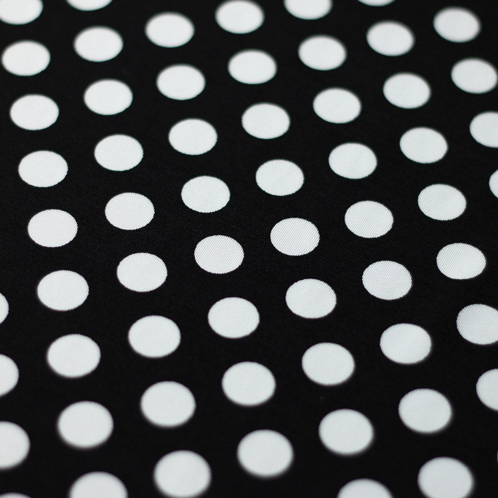 E-Z Dots Nylon Spandex Fabric - Large Polka Dots Print, 58/60" Width (1 Yard)