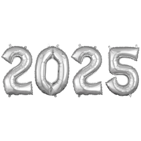 Foil Balloon 2025 Numbers Kit