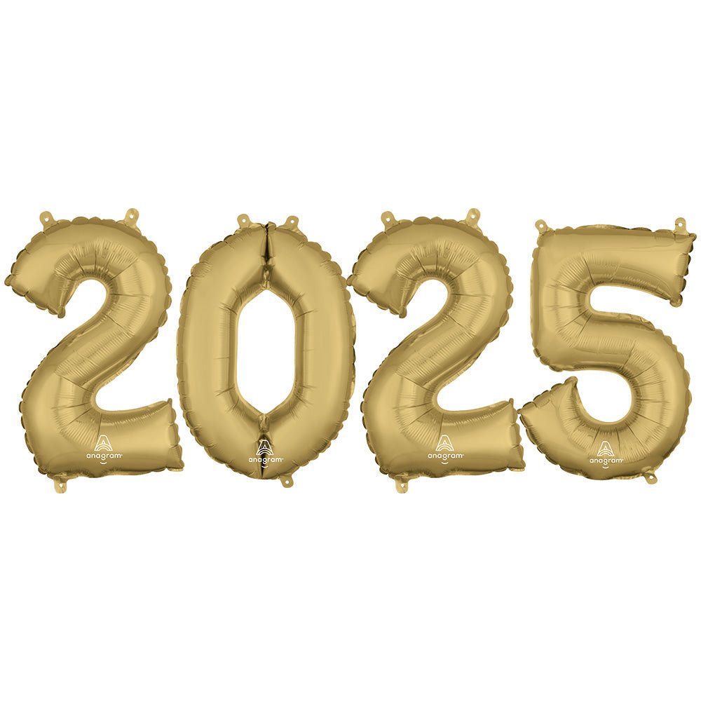 Foil Balloon 2025 Numbers Kit