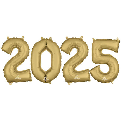 Foil Balloon 2025 Numbers Kit