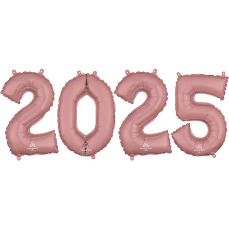 Foil Balloon 2025 Numbers Kit