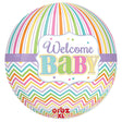 Foil Balloon Baby Brights Orbz 16 Inch