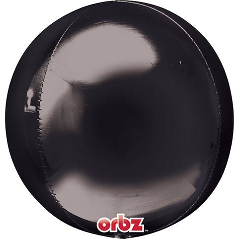 Foil Balloon 16 Inch Black Orbz