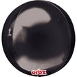 Foil Balloon 16 Inch Black Orbz
