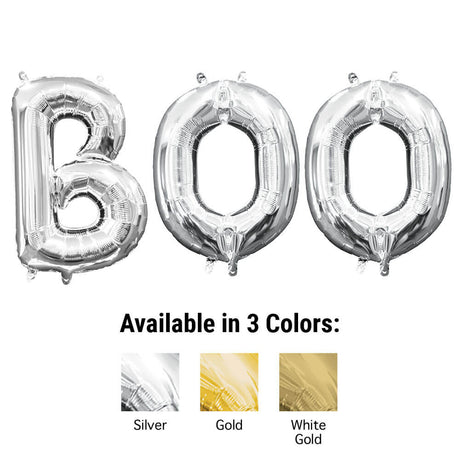 Foil Balloon BOO Letters Kit