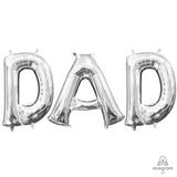 Foil Balloon DAD Letters Kit