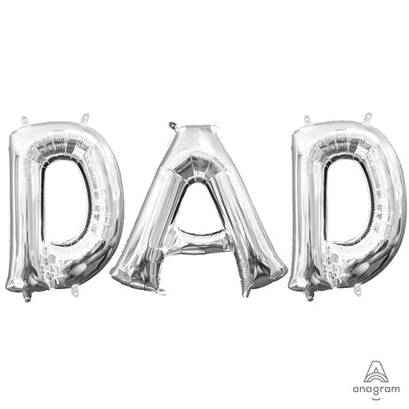 Foil Balloon DAD Letters Kit