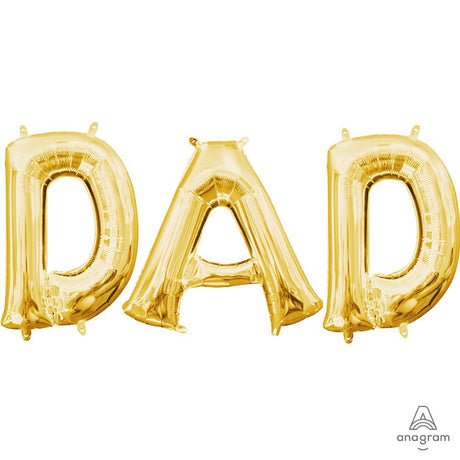 Foil Balloon DAD Letters Kit
