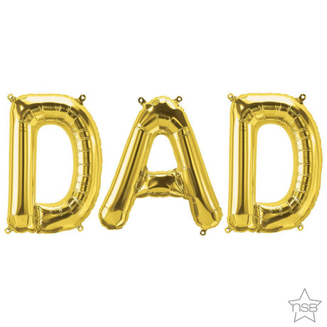 Foil Balloon DAD Letters Kit